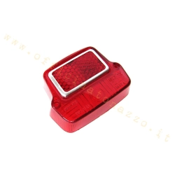 Red rear light housing for Vespa 50 1st series