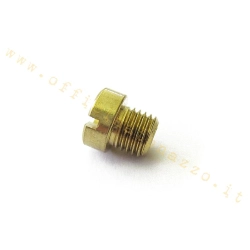 Getto massimo misura 86 con filetto M5 x 0,75, per il circuito principale dei carburatori Vespa SHB 16 e SHBC 19/19 compatibili.