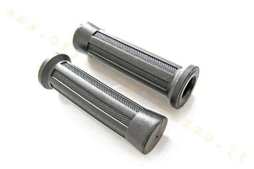 Coppia manopole Ø 24mm nera per Vespa PK (Rif.originale Piaggio 227077)