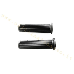 Coppia manopole Ø 24mm nere per Vespa PX Arcobaleno