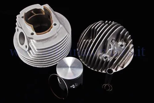 Quattrini Competition 125cc M1B GTR Ø56 aluminium cylinder with booster for Vespa 50 - Primavera - ET3