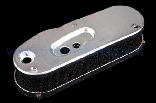 Filtro aria lungo CIF GC3010 per carburatore SI 20/20 Vespa PX 125-150, senza foro supplementare e con riferimento Piaggio 113125.
