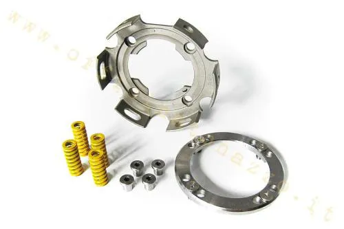 Lightweight DRT bell, balanced with clutch release bearings without rivets for Vespa 50 - Primavera - ET3