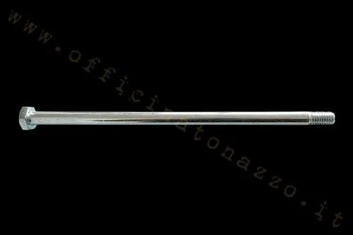 Bullone M10 per traversa supporto motore Vespa 50, Primavera ed ET3. Ricambio da confrontare con lunghezza e filettatura del perno rimosso.