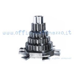 Cluster cambio CIF 88213200 Z13-17-22-27 con sede cuscinetto Ø42 mm per Vespa Largeframe compatibili. Equivalente aftermarket Piaggio 110507.