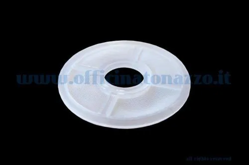 Filtrino CIF 11506 sotto raccordo benzina per carburatori Dell'Orto SHB e SHBC, incluso il 19/19 di Vespa Primavera ed ET3.