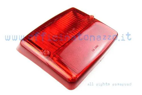 Corpo luminoso fanale posteriore rosso per Vespa PK 50N (FL1) >89 - PK 50N - PK50 FL2 >90 - PK 50 Automatica FL2 >90