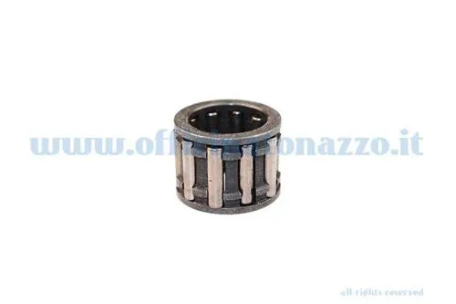 Gabbia a rullini Mazzucchelli 12x17x13 mm per spinotto pistone Vespa 50. Verificare tutte le quote e la variante dell'albero motore.