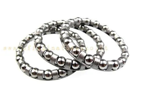 Gabbia a sfere CIF 43x53x6,5 mm per calotta inferiore sterzo Vespa e scooter Piaggio-Gilera. Verificare sede e misure.