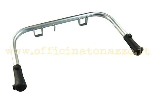 Cavalletto centrale F.A. Italia zincato Ø20 mm, con scarpette, per Vespa GT, GTR, GL, Sprint, TS, Rally, GS 160 e SS 180.