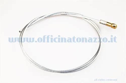 Filo interno per freno posteriore Vespa con occhiello, diametro 3 mm e lunghezza 1000 mm, da abbinare alla guaina e al comando compatibili.