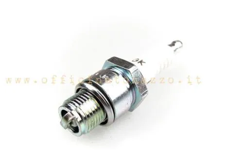 Candela NGK B9HS 5810 non resistiva: filetto M14x1,25 lungo 12,7 mm, esagono 20,8 mm e grado termico NGK 9. GTIN 0087295158104.