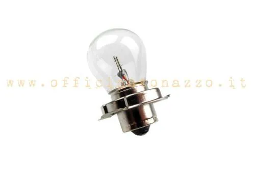 Lampada a scodellino Bergamaschi E034308 con attacco P26s, 6 V e 15 W. Per Vespa 50, PK 50, Ciao e Si con portalampada compatibile.
