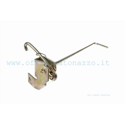 Complete left bonnet lock lever for Vespa PX Arcobaleno (Original Piaggio ref. 24409300)
