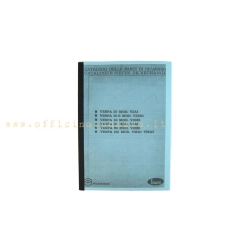 Catalogo delle parti Vespa 50 V5A1 - V5SA1 - V5SS1 - VESPA 90 V9A1 -VESPA 125 VMA1 -VMA2