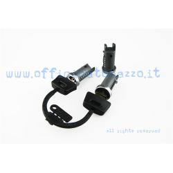 Serratura bloccasterzo - bauletto - sella (pz 3 cilindretti) per Vespa PX Arcobaleno - T5