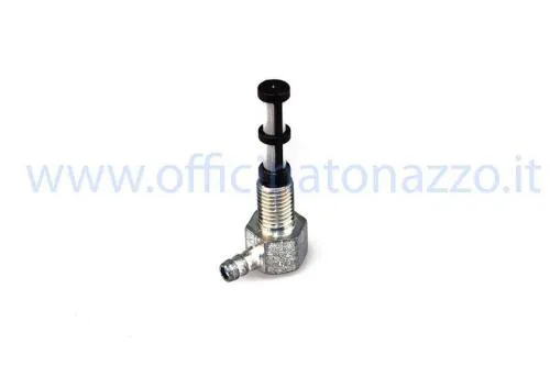 Raccordo con filtro per serbatoio olio di Vespa PX Lusso, T5, Rally e LML Star 2T dotate di miscelazione separata.