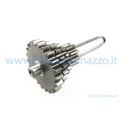 Ingranaggio multiplo CIF 6510 Z10-14-18-22 per cambio a quattro marce Vespa 50, 90, Primavera, ET3 e PK compatibili.
