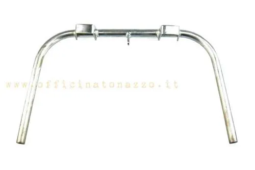 Cavalletto centrale F.A. Italia 2704 zincato, tubo da 16 mm, per Vespa 50 N, L, R e Special prima serie. Piedini in gomma esclusi.