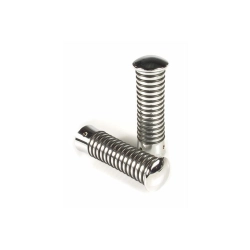 Coppia manopole SIP per Vespa ,cromo Ø 24 mm, l=130 mm