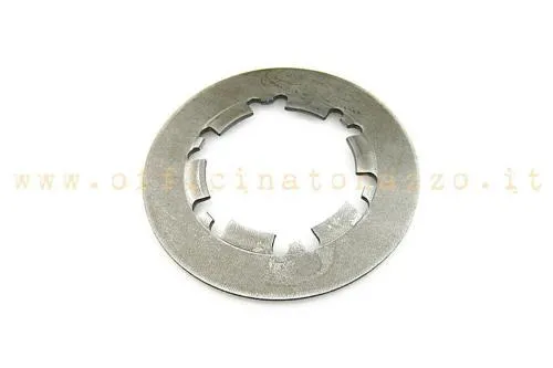 Disco frontale CIF C00123 per chiusura gruppo frizione Vespa 50, Primavera ed ET3. Riferimento di confronto Piaggio 079476.