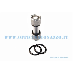 Kit revisione del collegamento fra forcella e braccio oscillante Vespa PX con asse ruota da 20 mm. Perno lungo 56 mm e diametro 16 mm.