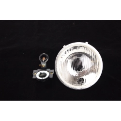 Fanale anteriore in vetro completo di portalampada per Vespa 90 SS dal 1966, Vespa 125 Primavera - ET3 , 125/150 Super