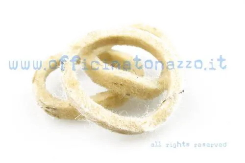 Feltrino di tenuta per il bocchettone del collettore e carburatori Dell'Orto SHB/SHBC 19.19 su Vespa Smallframe compatibili.