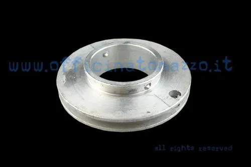 Puleggia interna maggiorata per comando gas rapido Vespa PX, T5 e PK. Riduce la corsa della manopola mantenendo il comando integrato nel manubrio.