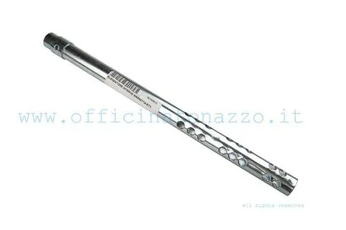 Silenziatore interno FA.CO in metallo forato per marmitta tipo siluro Vespa 125 ET3. Verificare lunghezza, diametro e foro di fissaggio.