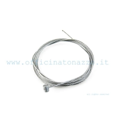 Filo interno acceleratore tipo svedese per Vespa con terminale cilindrico 6×6 mm. Verificare testa, guaina e fissaggio al carburatore.