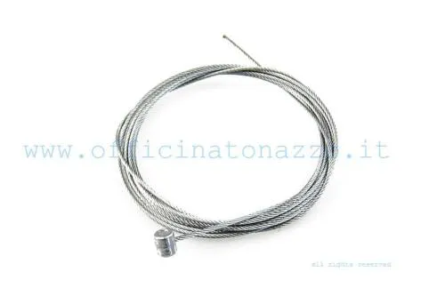 Filo interno gas tipo svedese per Vespa, flessibile e con terminale cilindrico da 6�6 mm; guaina e morsetto non indicati come inclusi.
