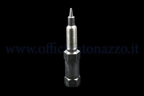 Vite miscela Dell'Orto 1276200 37, filetto M5x0,5 e testa 7 mm, per carburatori SI di Vespa PX Lusso, MY e Cosa compatibili.