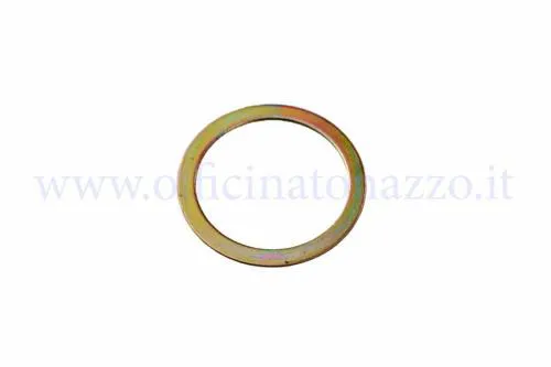 Rondella distanziale 41,5-42×32×1 mm tra tubo comando cambio e manubrio Vespa. Per modelli manuali con riferimenti 070858 e 020296.