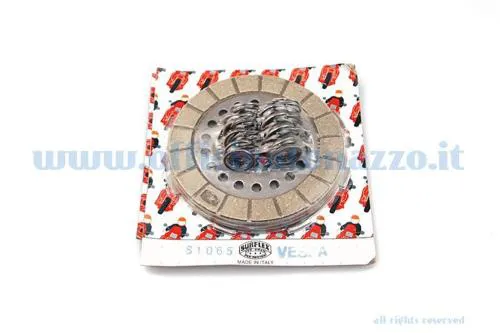 Embrague de 3 discos de corcho Surflex con discos intermedios y 6 muelles para Vespa GS150 VS1-2-3-4