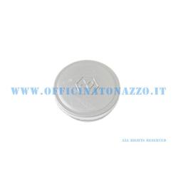 Tappo foro contachilometri grigio per Vespa 50 faro tondo con scudetto esagonale