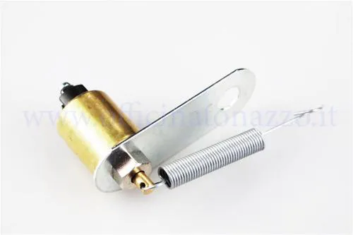 Interruttore stop CIF 9144 a tirare, metallico con staffa, per Vespa 98, V1-33, VM, VN e 150 VL-VB compatibili con impianto 6 V.