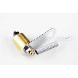 Interruttore stop CIF 9144 a tirare, metallico con staffa, per Vespa 98, V1-33, VM, VN e 150 VL-VB compatibili con impianto 6 V.
