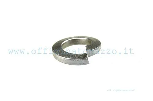 Rondella elastica spaccata tipo Grower da 10 mm per fissaggi compatibili. Verificare diametro interno, esterno e sede prima del montaggio.