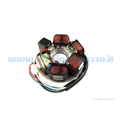 Statore elettronico per Vespa PX 125 T5: 12 V AC, 5 bobine, 5 fili e potenza nominale 90 W. Ricambio senza volano, CDI e regolatore.