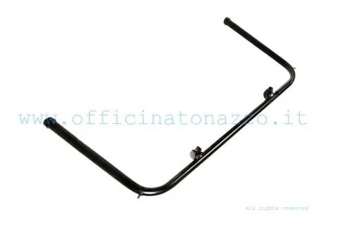Cavalletto centrale economico Ø15 mm per Vespa Wideframe 125 e 150 compatibili, comprese VL3T e VB1T; scarpette non incluse.