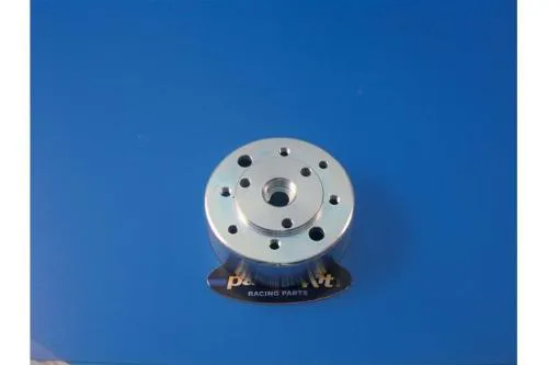 Integral flywheel machined from solid for Parmakit ignition without fan, weight 900 g, cone 20