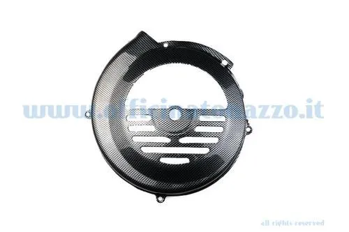 Coprivolano Parmakit 57002.75 effetto carbonio per Vespa 50, 90, Primavera ed ET3 compatibili; peso indicativo 300 g.