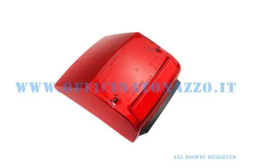 Gemma rossa Bergamaschi T229052 per fanale posteriore Vespa PX 125/150/200 Arcobaleno. Equivalente al riferimento Piaggio 219094.