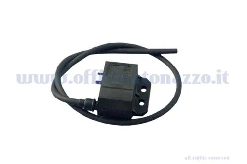 Centralina CDI Parmakit 57001.29, trasduttore accensione con cavo da 80 cm per sistemi elettronici Parmakit Vespa. Ricambio originale.
