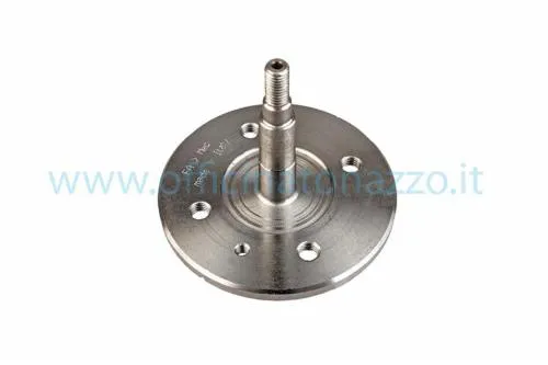 Flangia mozzo anteriore FA Italia 34902 per Vespa 50, 90 e 100 con tamburo chiuso da 9 pollici. Riferimenti Piaggio 099107 e 0991075.