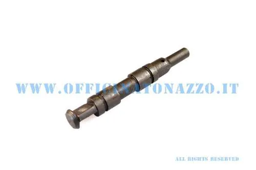 Perno-camma GA1600 per ganasce freno posteriori Vespa PX e PE: lunghezza 103 mm, diametro 14 mm. Ricambio per mozzo a tamburo.