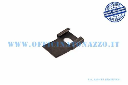 Piastrina elastica antivibrazione originale Piaggio 258555 per il cavalletto centrale Vespa PX 125, 150 e 200 compatibili.