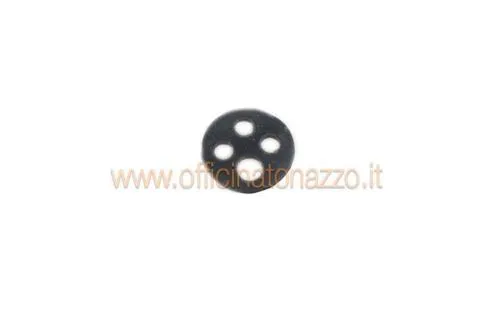 Guarnizione interna Ariete 01901 a quattro fori per rubinetto benzina Vespa. Riferimento Piaggio 414779 comparativo; verificare il rubinetto.