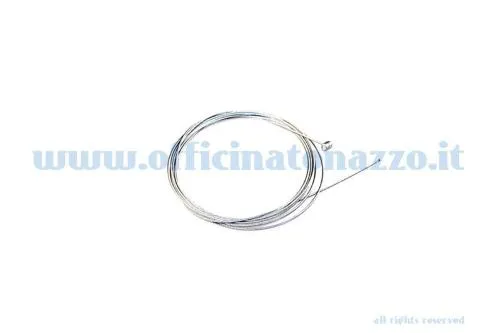 Filo gas KING 0103130 per Vespa, testa 6 × 6 mm, diametro 1,2 mm e lunghezza 2,00 m. Solo cavo interno.